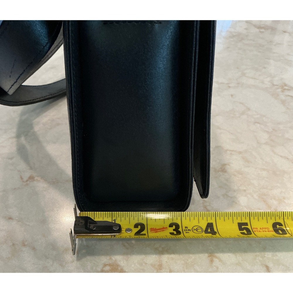 Vintage Gianni Versace Medusa Black Leather Shoulder Bag‎ Authentication Papers - Picture 3 of 16